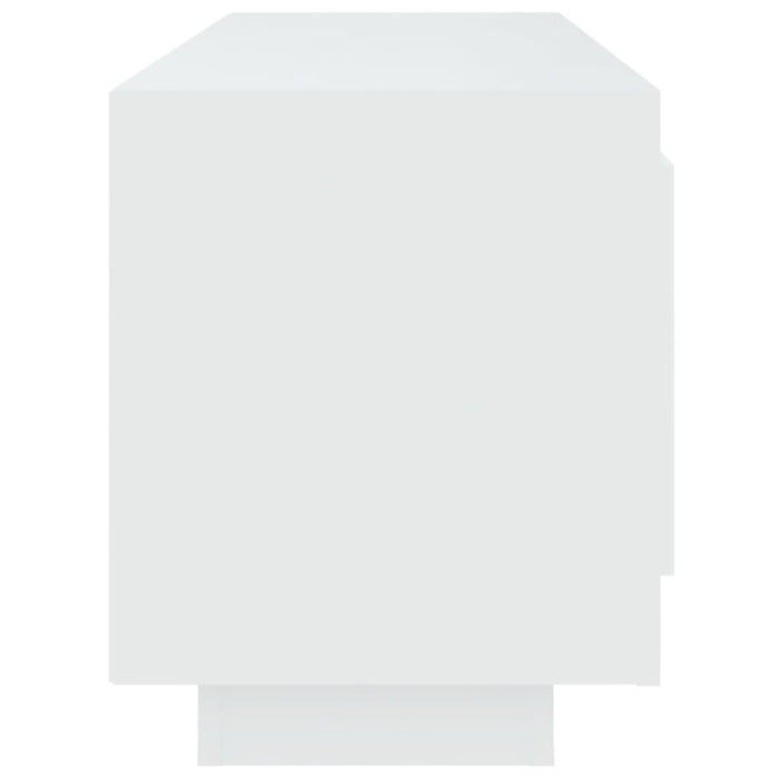 Armadietto TV Bianco 102x35x45 cm in Legno Multistrato