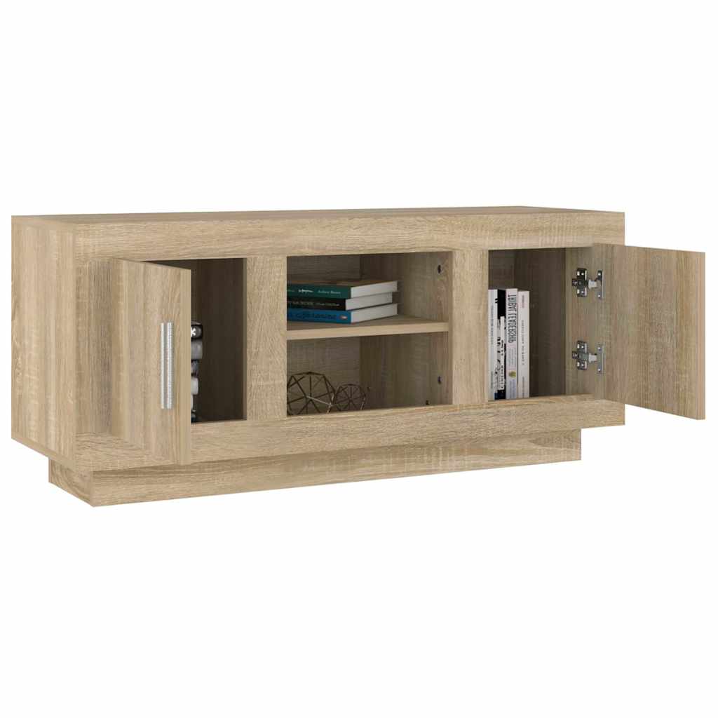 Mobile Porta TV Rovere Sonoma 102x35x45 cm in Legno Multistrato cod mxl 47800