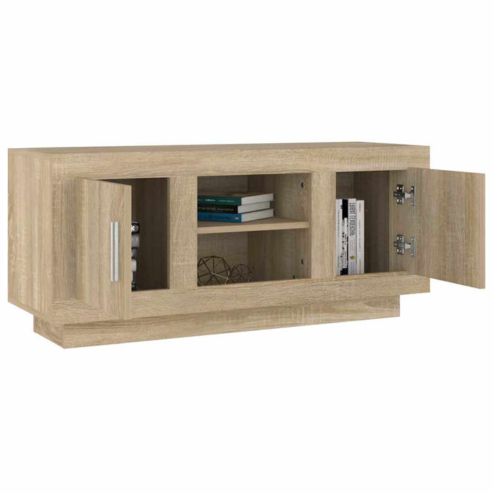Mobile Porta TV Rovere Sonoma 102x35x45 cm in Legno Multistrato cod mxl 47800