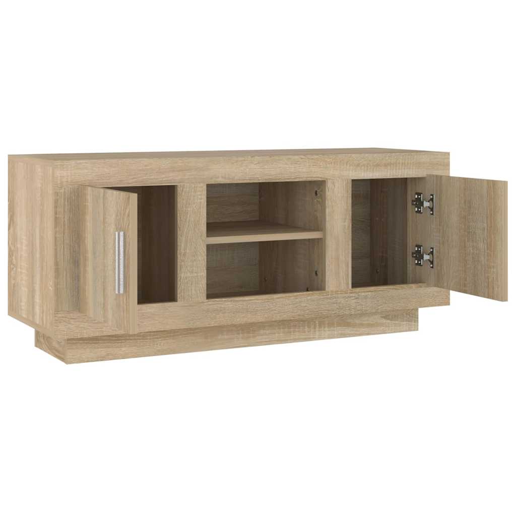 Mobile Porta TV Rovere Sonoma 102x35x45 cm in Legno Multistrato cod mxl 47800