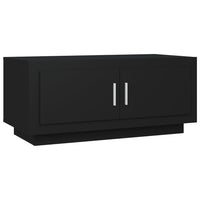 Tavolino da Salotto Nero 102x50x45 cm in Legno Multistrato 811809