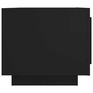 Tavolino da Salotto Nero 102x50x45 cm in Legno Multistrato 811809