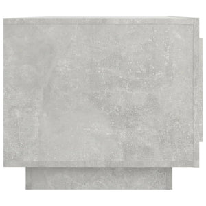 Tavolino Salotto Grigio Cemento 102x50x45 cm Legno Multistrato 811812