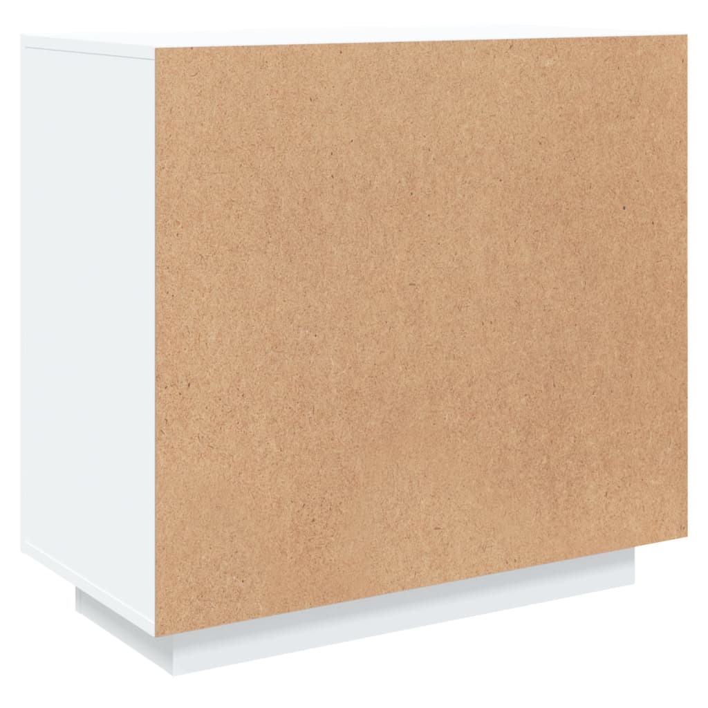 Credenza Bianco 80x40x75 cm in Legno Compensato 811817