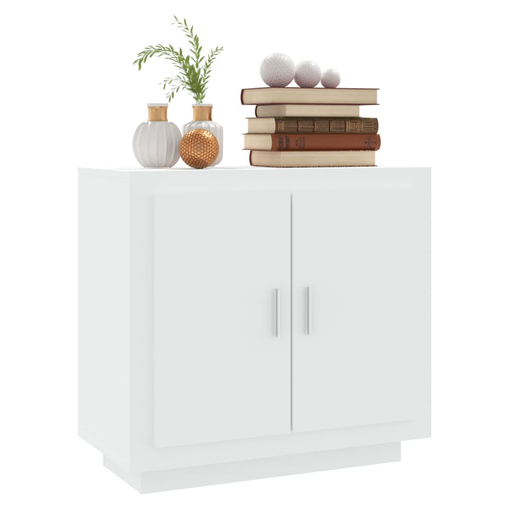 Credenza Bianco 80x40x75 cm in Legno Compensato 811817