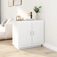 Credenza Bianco 80x40x75 cm in Legno Compensato 811817