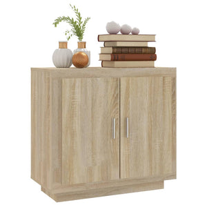 Credenza-Buffet-Armadio da cucina Rovere Sonoma 80x40x75 cm in Legno Compensato