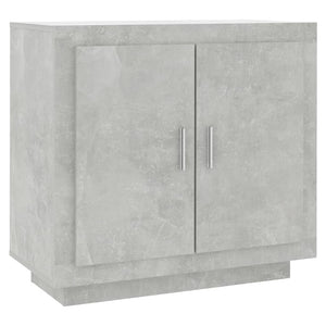 Credenza-Buffet-Armadio da cucina Grigio Cemento 80x40x75 cm in Legno Compensato