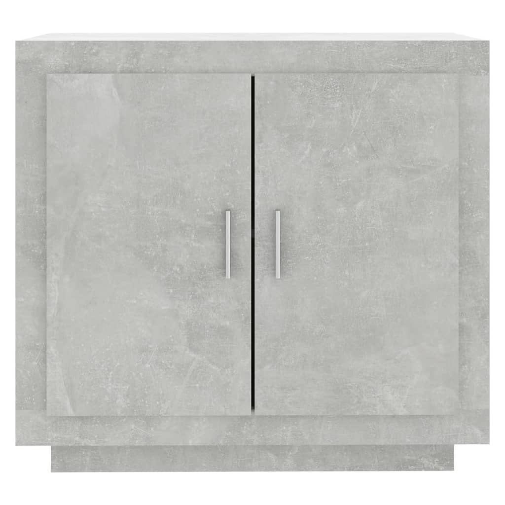 Credenza-Buffet-Armadio da cucina Grigio Cemento 80x40x75 cm in Legno Compensato
