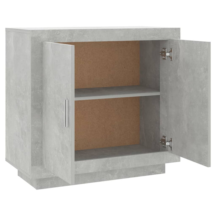 Credenza Grigio Cemento 80x40x75 cm in Legno Compensato cod mxl 23623