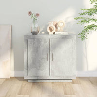 Credenza-Buffet-Armadio da cucina Grigio Cemento 80x40x75 cm in Legno Compensato
