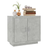 Credenza Grigio Cemento 80x40x75 cm in Legno Compensato 811821