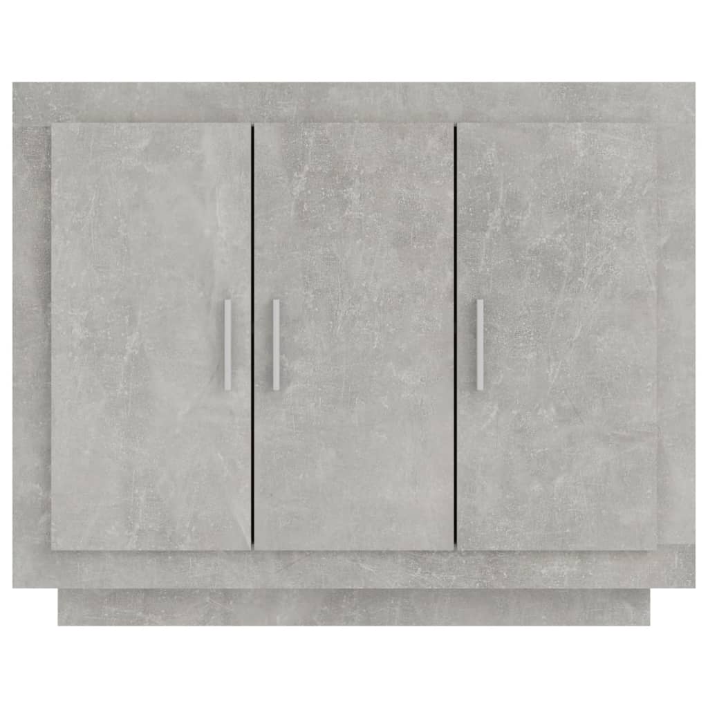 Credenza-Buffet-Armadio da cucina Grigio Cemento 92x35x75 cm in Legno Multistrato