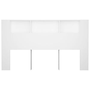 Testiera con Scomparti Bianca 180x18,5x104,5 cm 811943