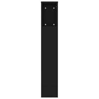 Testiera con Scomparti Nera 180x18,5x104,5 cm cod mxl 71579