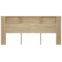 Testiera con Scomparti Rovere Sonoma 220x18,5x104,5 cm 811964