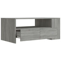 Tavolino da Salotto Grigio Sonoma 102x55x42cm Legno Multistrato 816935