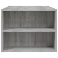 Tavolino da Salotto Grigio Sonoma 102x55x42cm Legno Multistrato cod mxl 11777