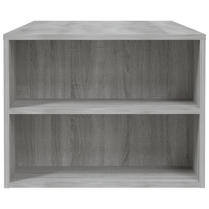 Tavolino da Salotto Grigio Sonoma 102x55x42cm Legno Multistrato 816935