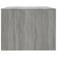 Tavolino da Salotto Grigio Sonoma 102x55x42cm Legno Multistrato cod mxl 11777
