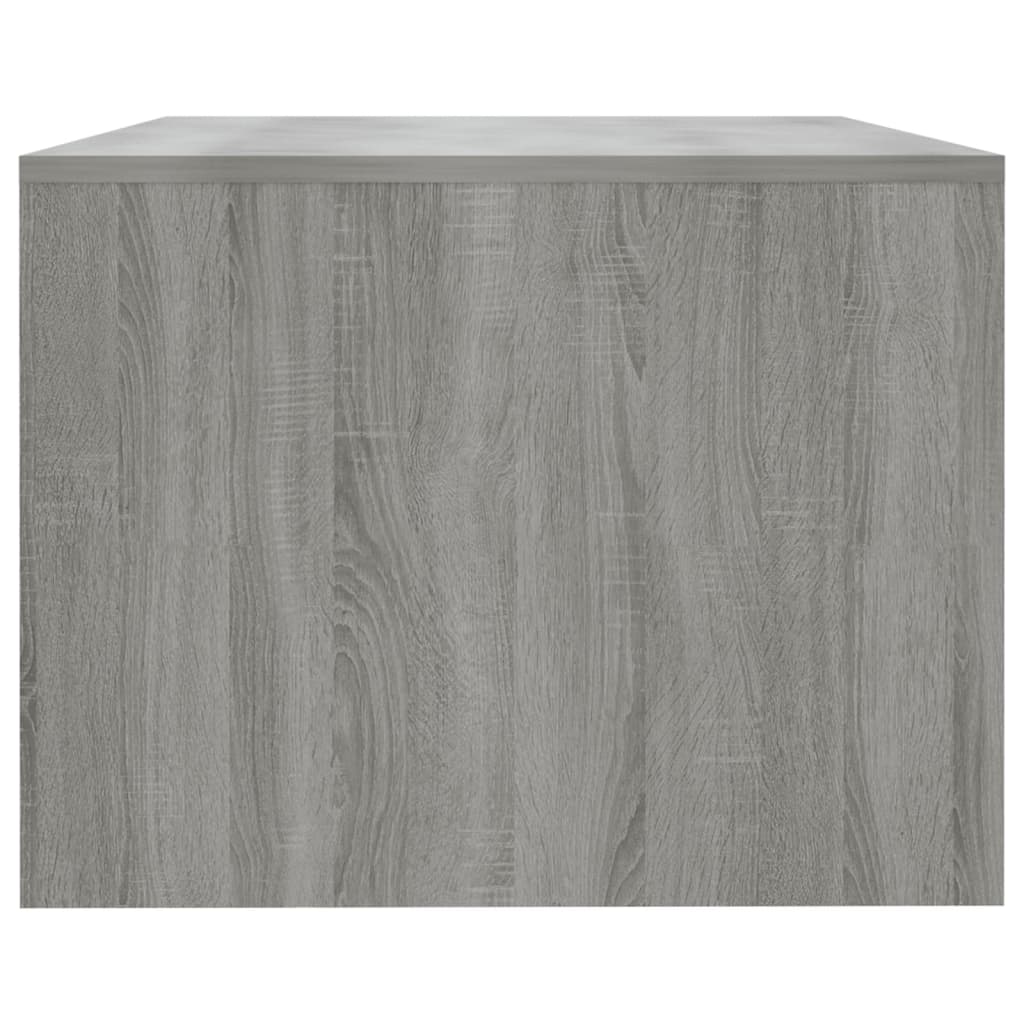 Tavolino da Salotto Grigio Sonoma 102x55x42cm Legno Multistrato 816935