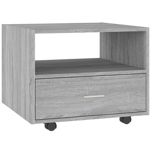 Tavolino da Salotto Grigio Sonoma 55x55x40 cm Legno Multistrato 816938