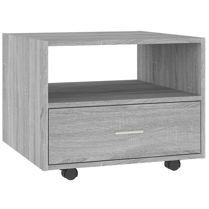 Tavolino da Salotto Grigio Sonoma 55x55x40 cm Legno Multistrato 816938