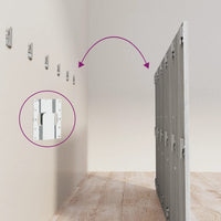 Testiera Letto Grigio Sonoma 200x1,5x80 cm Legno Ingegnerizzato 816977