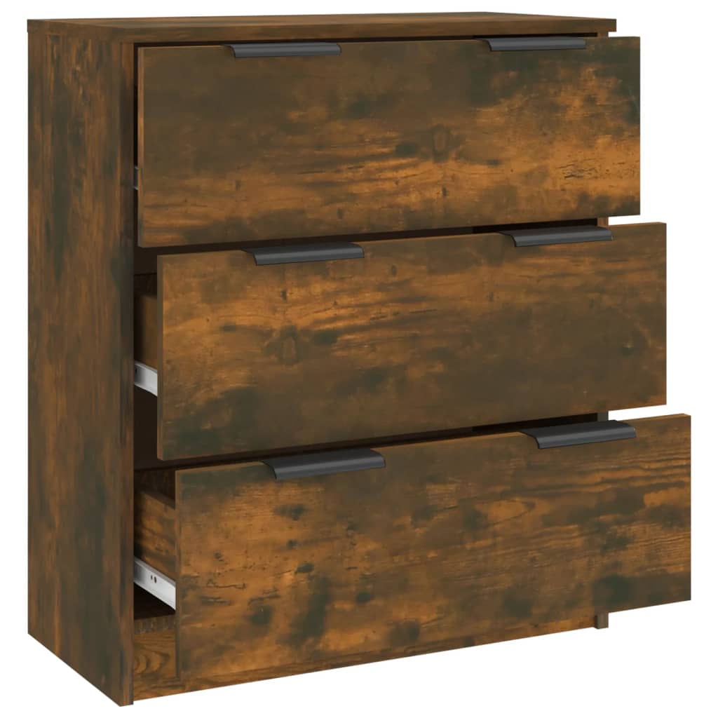 Credenza Rovere Fumo 60x30x70 cm in Legno tecnico 816985