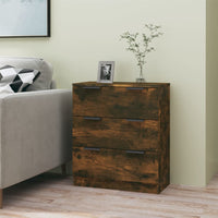 Credenza Rovere Fumo 60x30x70 cm in Legno tecnico