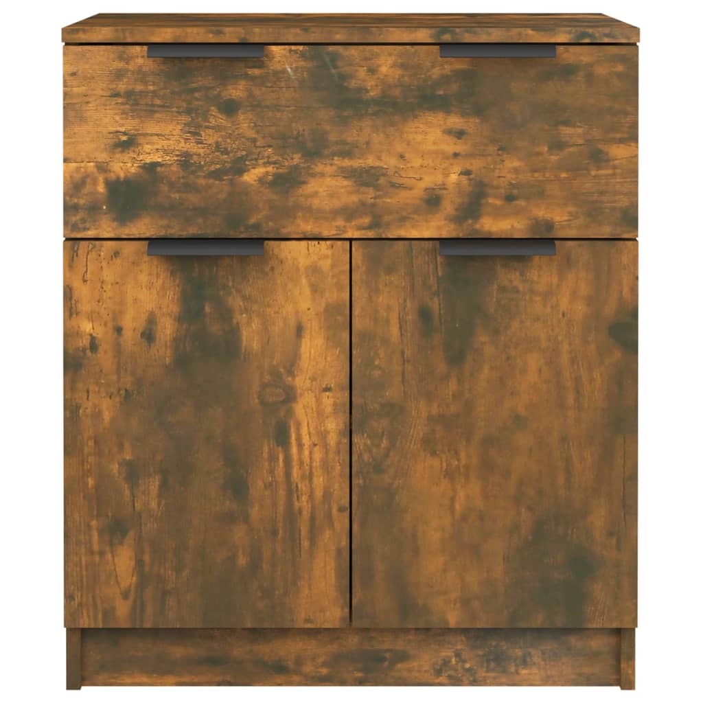 Credenza Rovere Fumo 60x30x70 cm in Legno tecnico 816991