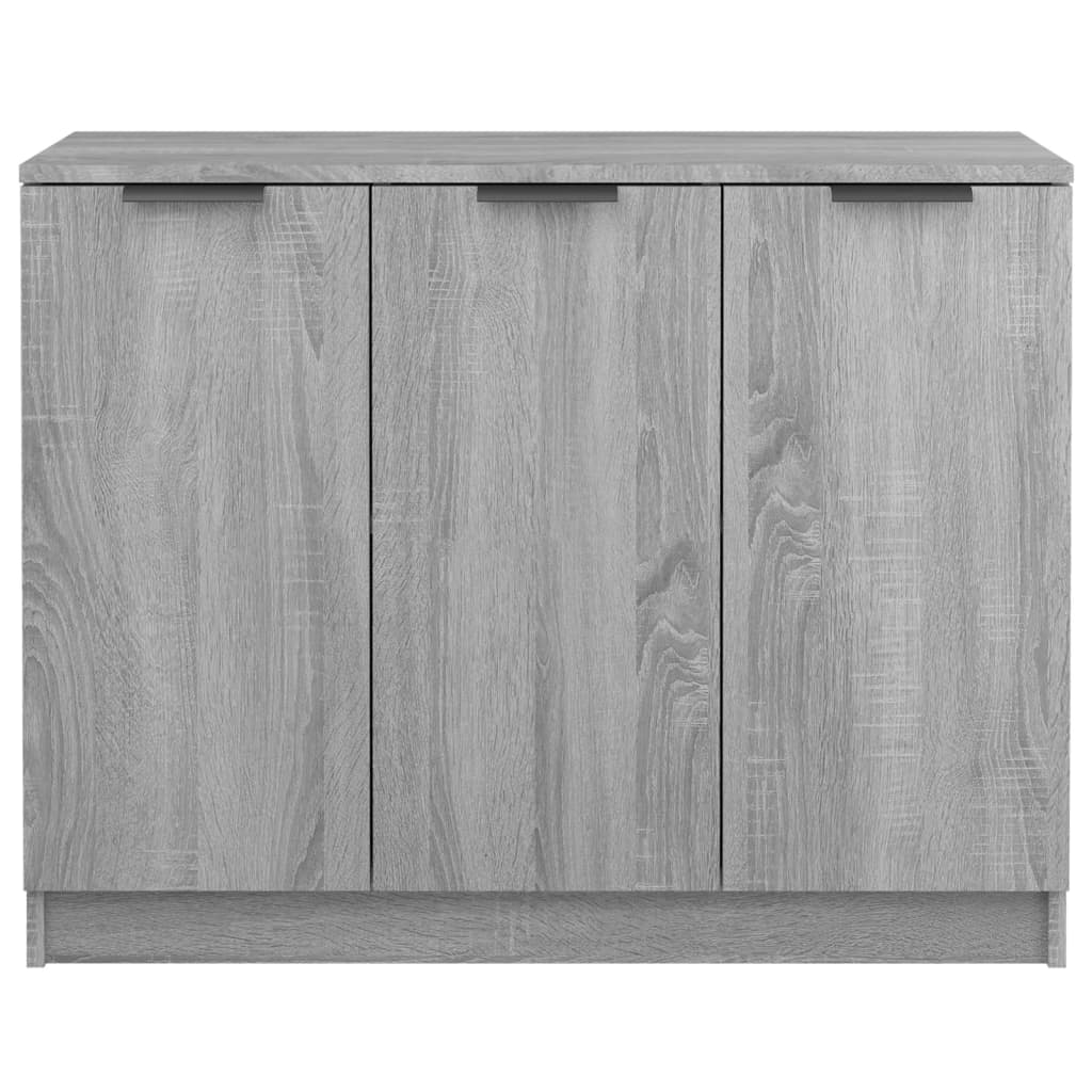 Credenza-Buffet-Armadio da cucina Grigio Sonoma 90,5x30x70 cm in Legno Multistrato