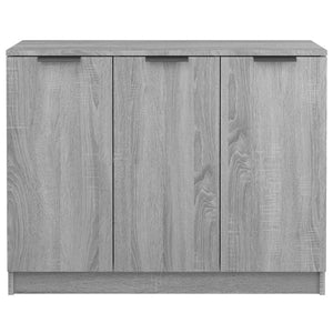 Credenza-Buffet-Armadio da cucina Grigio Sonoma 90,5x30x70 cm in Legno Multistrato