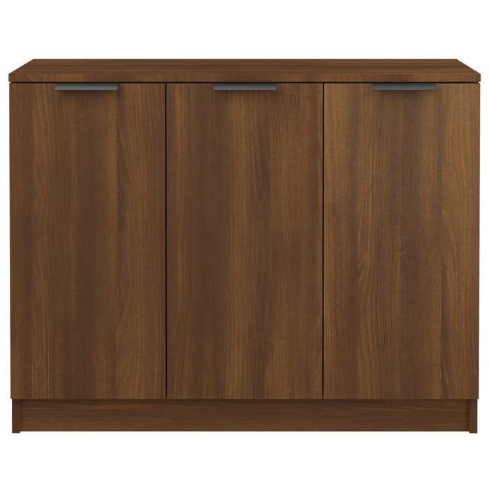 Credenza Rovere Marrone 90,5x30x70 cm in Legno Multistrato 817026