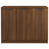 Credenza Rovere Marrone 90,5x30x70 cm in Legno Multistrato 817026