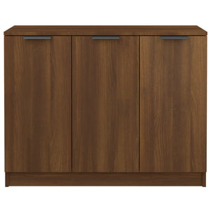 Credenza Rovere Marrone 90,5x30x70 cm in Legno Multistrato 817026