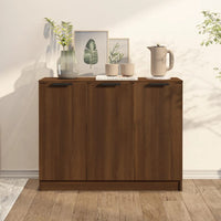 Credenza Rovere Marrone 90,5x30x70 cm in Legno Multistrato 817026