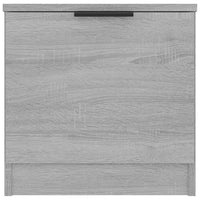 Comodino 2 pz Grigio Sonoma 40x39x40 cm 817030