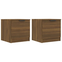 Comodini 2 pz Rovere Marrone 40x39x40 cm cod mxl 30519