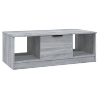 Tavolino da Salotto Grigio Sonoma 102x50x36cm Legno Multistrato cod mxl 7221