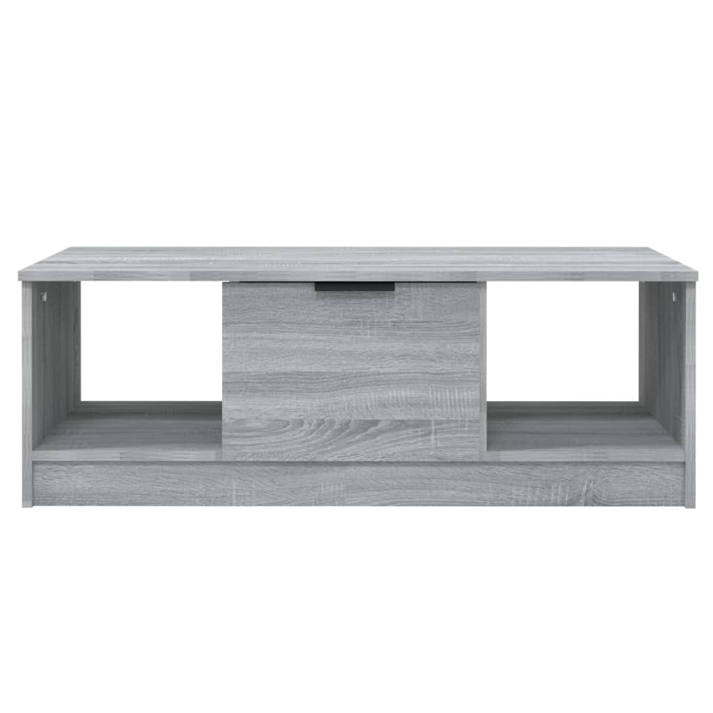 Tavolino da Salotto Grigio Sonoma 102x50x36cm Legno Multistrato 817079