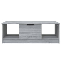 Tavolino da Salotto Grigio Sonoma 102x50x36cm Legno Multistrato 817079