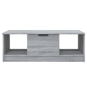 Tavolino da Salotto Grigio Sonoma 102x50x36cm Legno Multistrato 817079