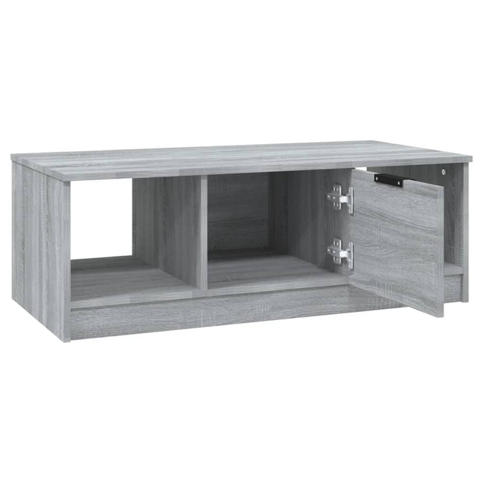 Tavolino da Salotto Grigio Sonoma 102x50x36cm Legno Multistrato cod mxl 7221