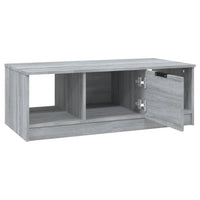 Tavolino da Salotto Grigio Sonoma 102x50x36cm Legno Multistrato 817079