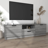 Mobile TV-Credenza TV-Console TV Grigio Sonoma 140x35x40 cm in Legno Ingegnerizzato