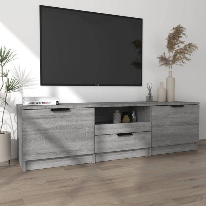 Mobile TV-Credenza TV-Console TV Grigio Sonoma 140x35x40 cm in Legno Ingegnerizzato