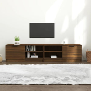 Mobili TV 2 pz Rovere Marrone 80x35x36,5cm in Legno Multistrato cod mxl 7556