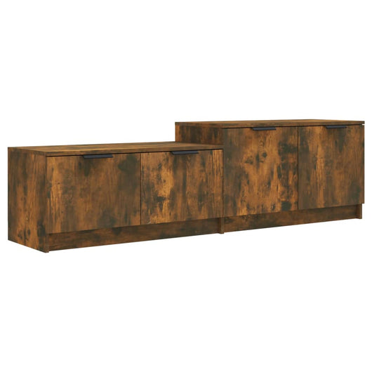Mobile TV-Credenza per TV-Console TV Rovere Fumo 158,5x36x45 cm in Legno Multistrato