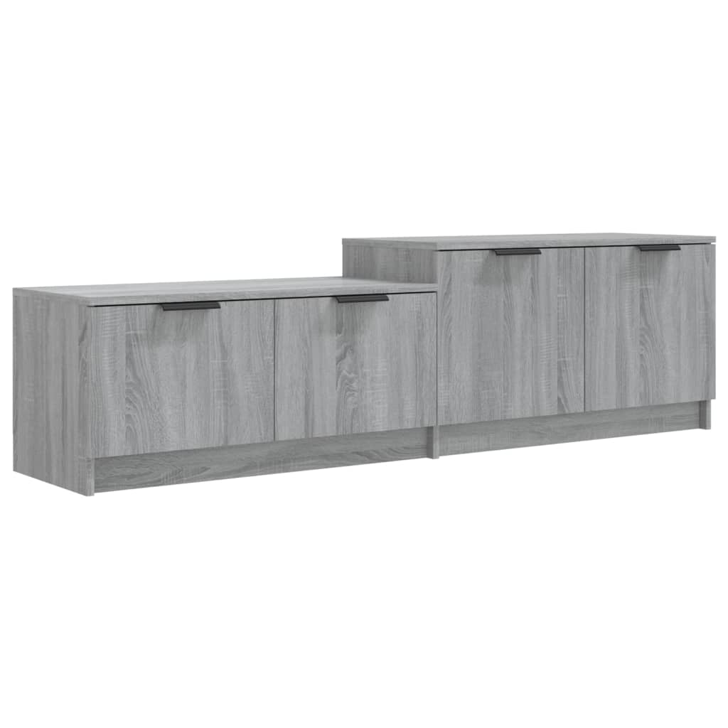 Mobile TV Grigio Sonoma 158,5x36x45 cm in Legno Multistrato 817124
